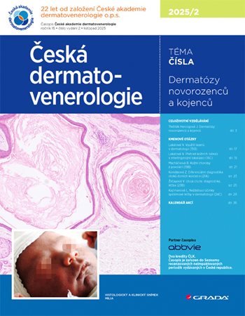 Česká dermatovenerologie 2025/2