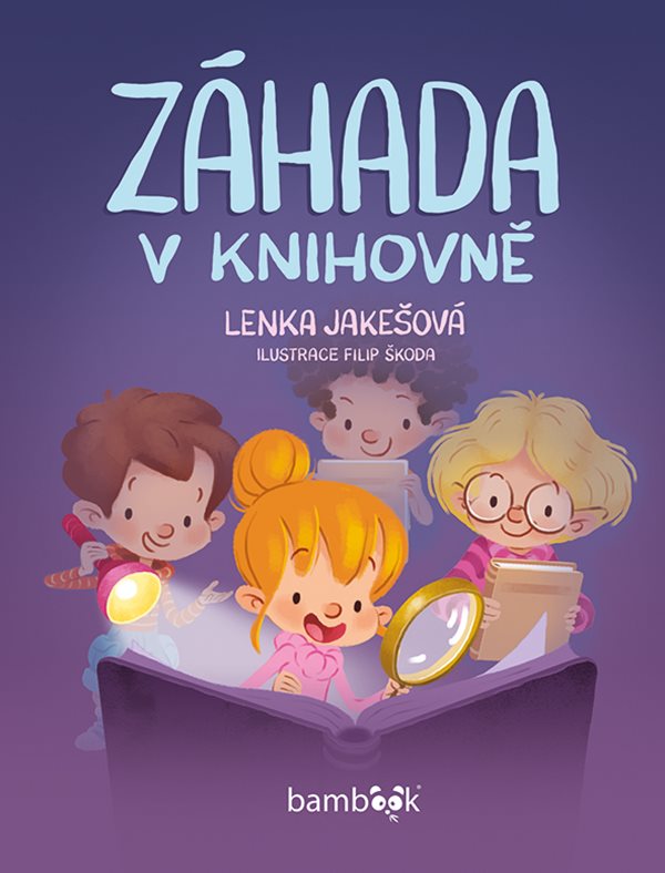 Obálka knihy ZÁHADA V KNIHOVNĚ od autora Jakešová Lenka