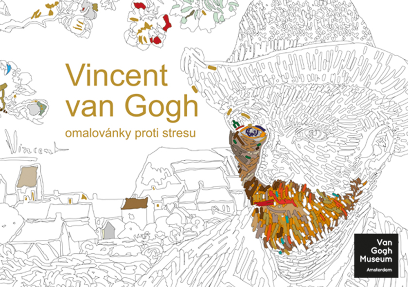 Vincent van Gogh, omalovánky proti stresu