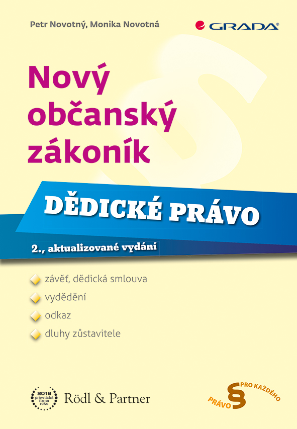 Nový občanský zákoník - Dědické právo, 2., aktualizované vydání