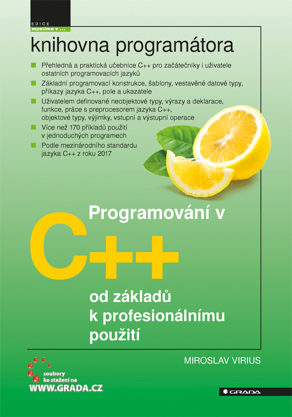 Kniha: Programování v C++ od Virius Miroslav