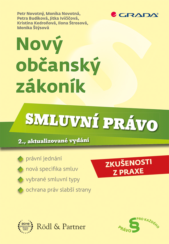 Nový občanský zákoník - Smluvní právo, 2., aktualizované vydání