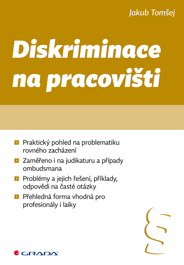 E-kniha: Diskriminace na pracovišti od Tomšej Jakub
