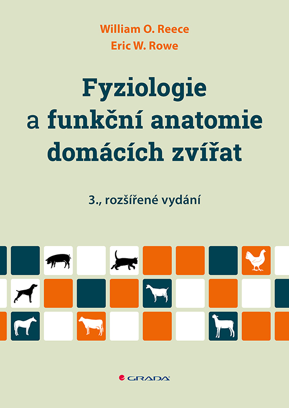 Kniha Fyziologie a funkční anatomie domácích zvířat