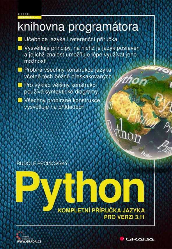 Python, Kompletní příručka jazyka pro verzi 3.11