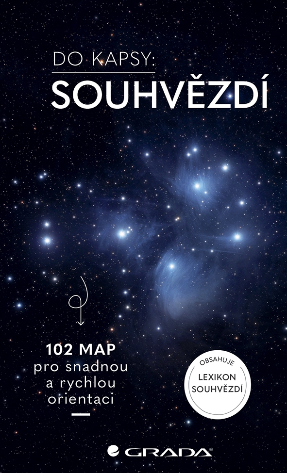 Souhvězdí - Do kapsy, 102 map hvězdné oblohy