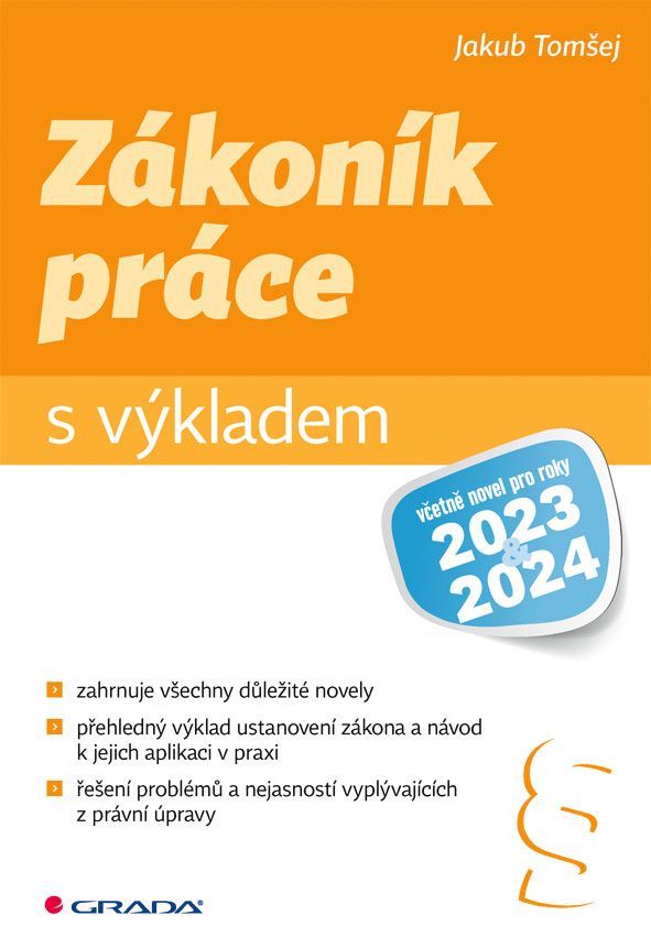 Kniha: Zákoník práce s výkladem od Tomšej Jakub