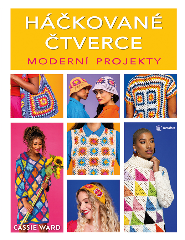 Kniha: Háčkované čtverce: Moderní projekty od Ward Cassie