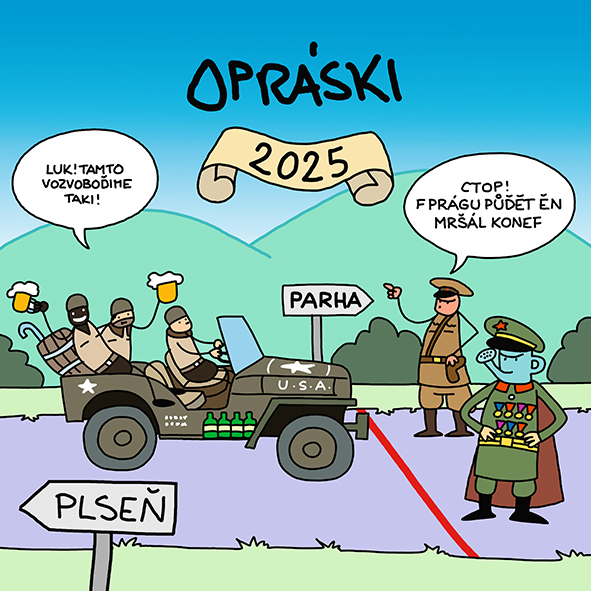 Kniha: Opráski 2025 - kalendář od jaz