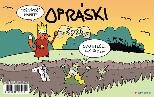 Kniha Opráski 2026 - stolní kalendář