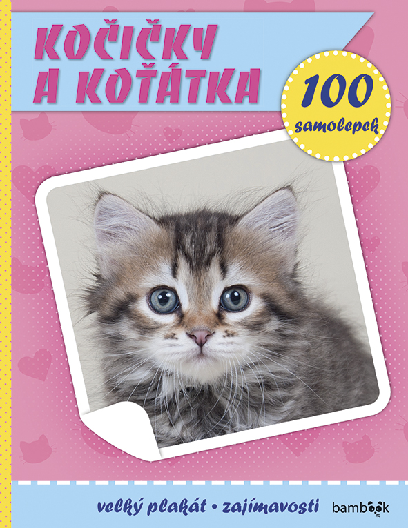 Kočičky a koťátka, Plakát a 100 samolepek