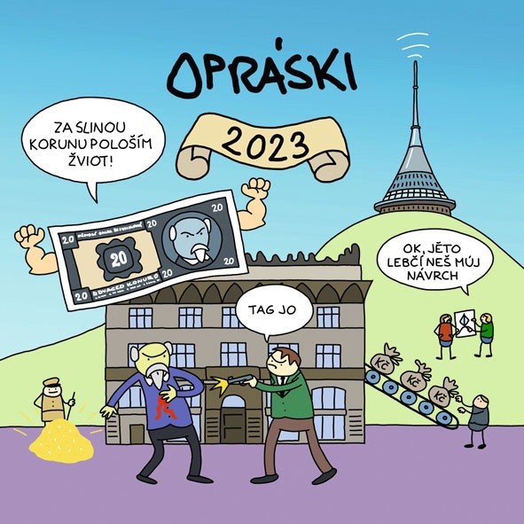 Levně Opráski 2023, jaz