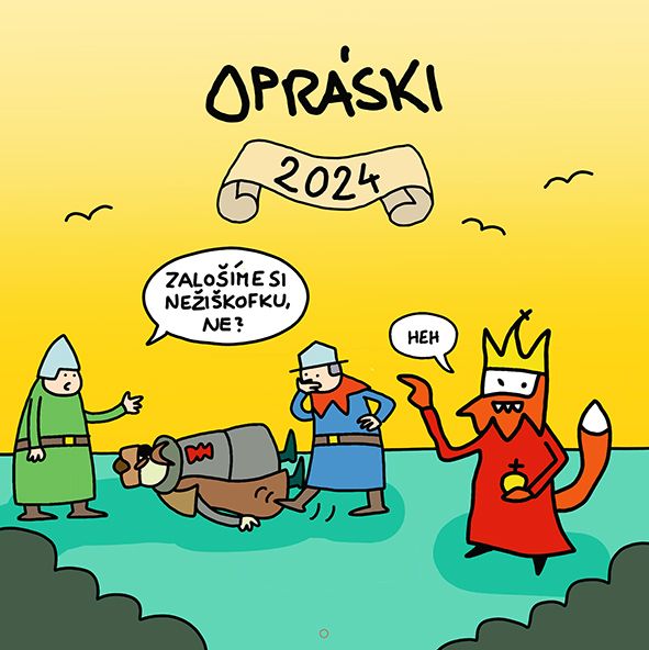 Levně Opráski 2024 - kalendář, jaz