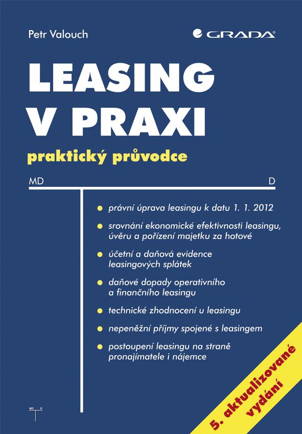 Leasing v praxi, 5. aktualizované vydání, praktický průvodce